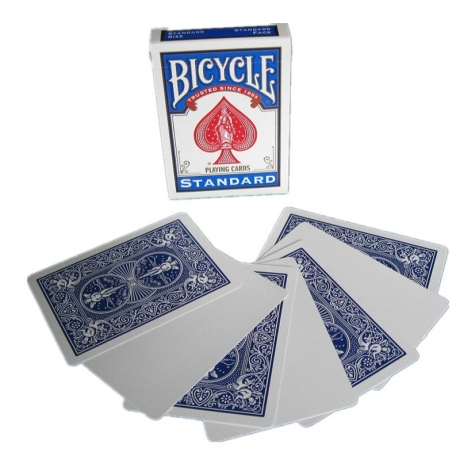 W Bicycle Blank Face Blue Back