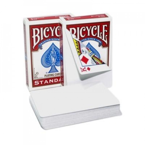 W Bicycle Blank Back Standard Face