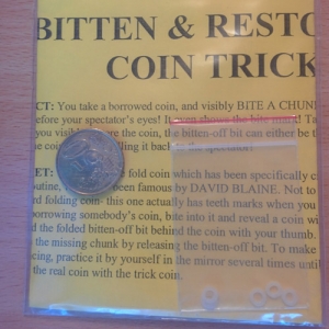 X Bite vai Folding Coin 50 eiro centi (gimmick)