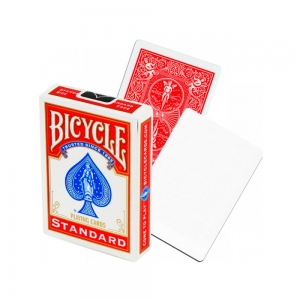W Bicycle Blank Face Blue Back